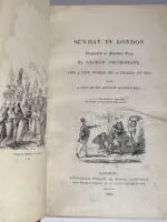 A Sunday In London. Illustrated in 14 cuts by George Cruikshank... (1833)
