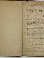 Britannia in Mourning (1742). SCARCE